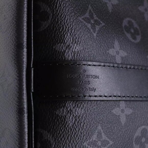 LOUIS VUITTON Eclipse Reverse Keepall Bandouliere 50 Bag M45392 LV Auth 47830S - Picture 4 of 13